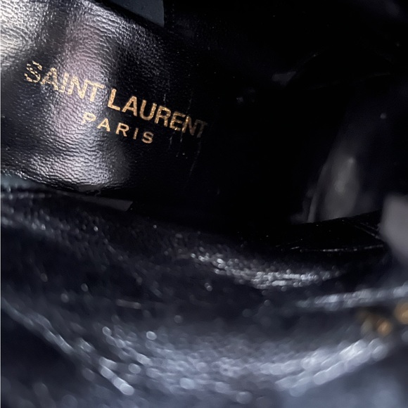 Saint Laurent Suede Fringe Boots - Picture 9 of 12